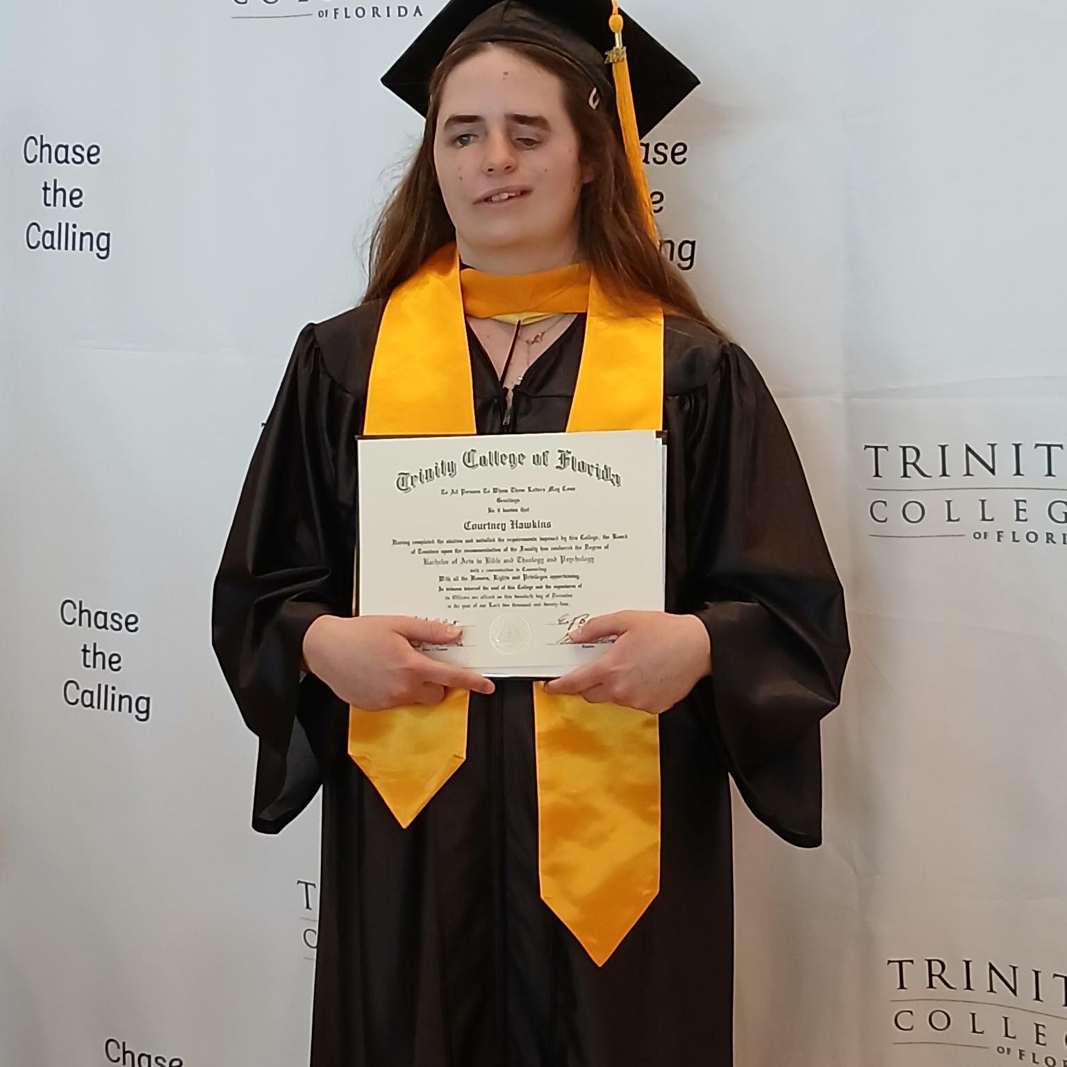 Picture of Courtney Graduation Trinity College of Florida